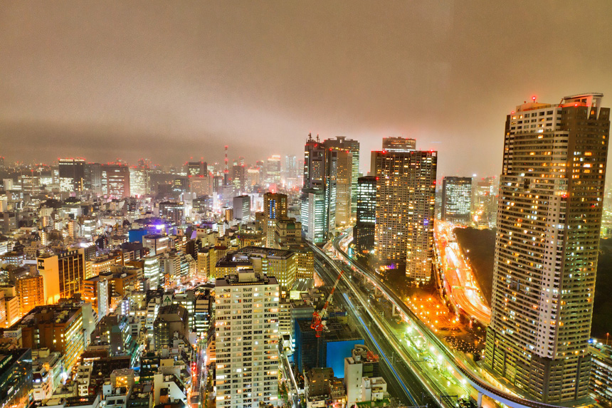 東京 都心部 夜景 企業イメージ